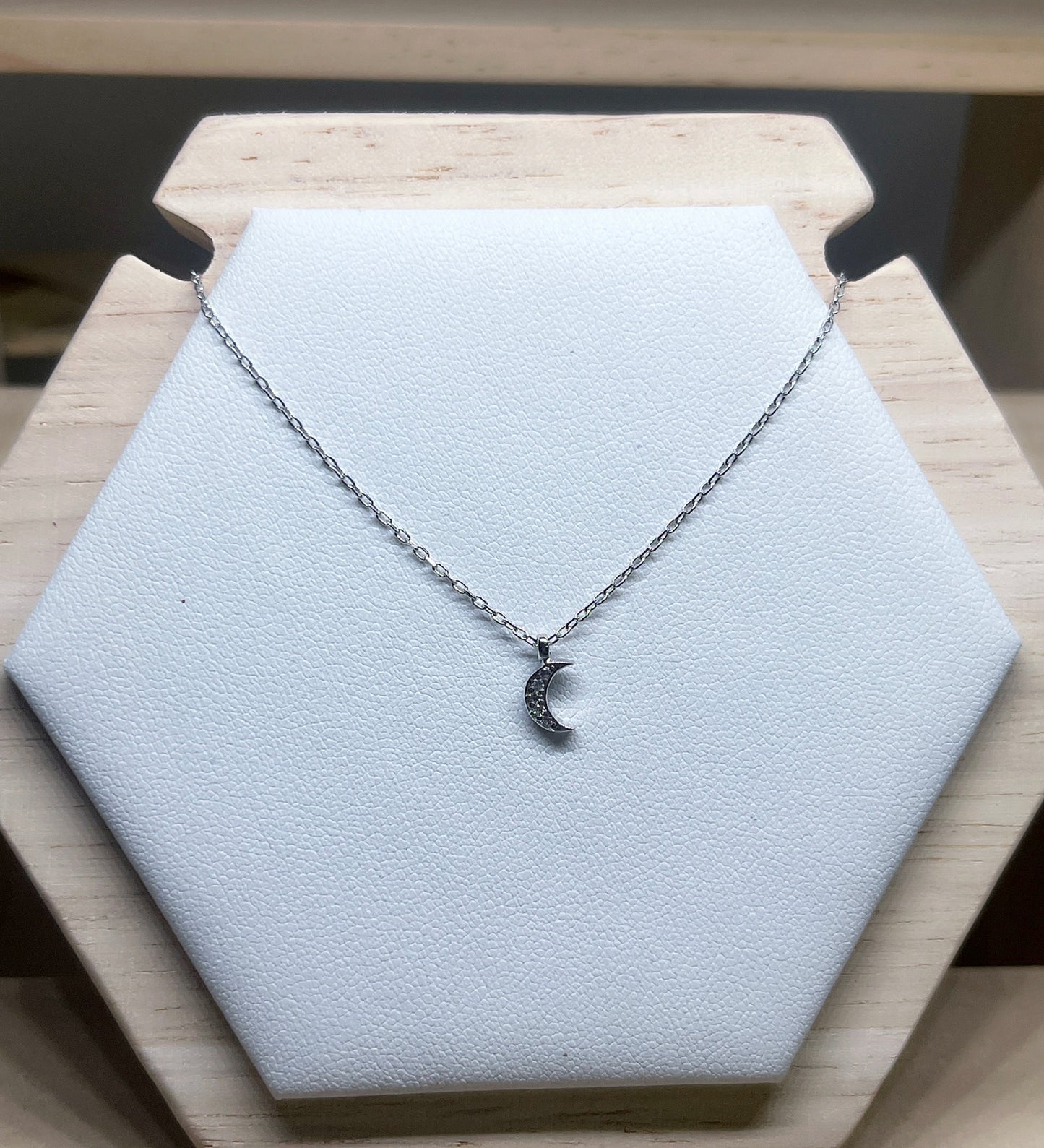 Dainty Moon Necklace