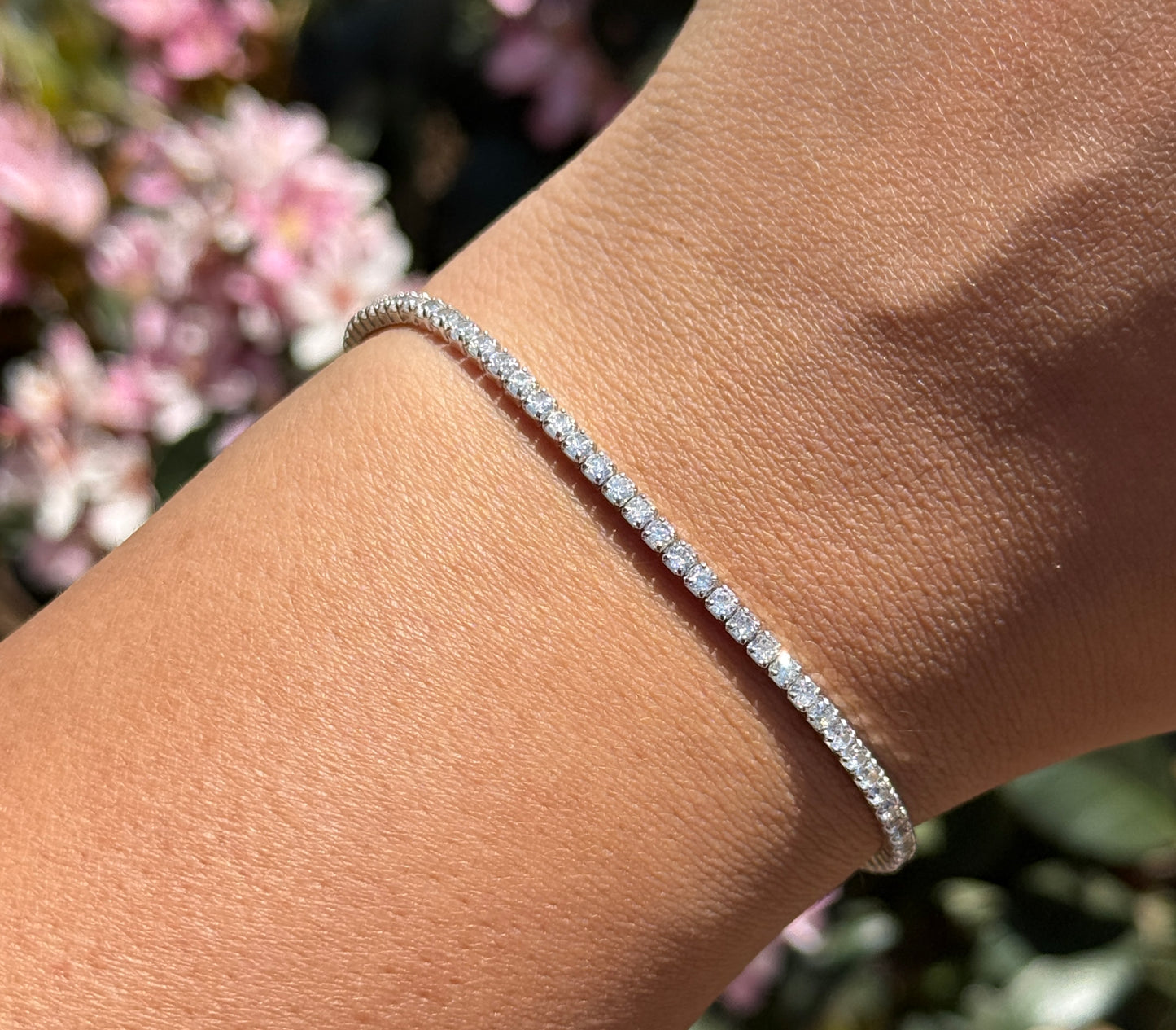 Tennis Bracelet - 4claw - 2.5mm