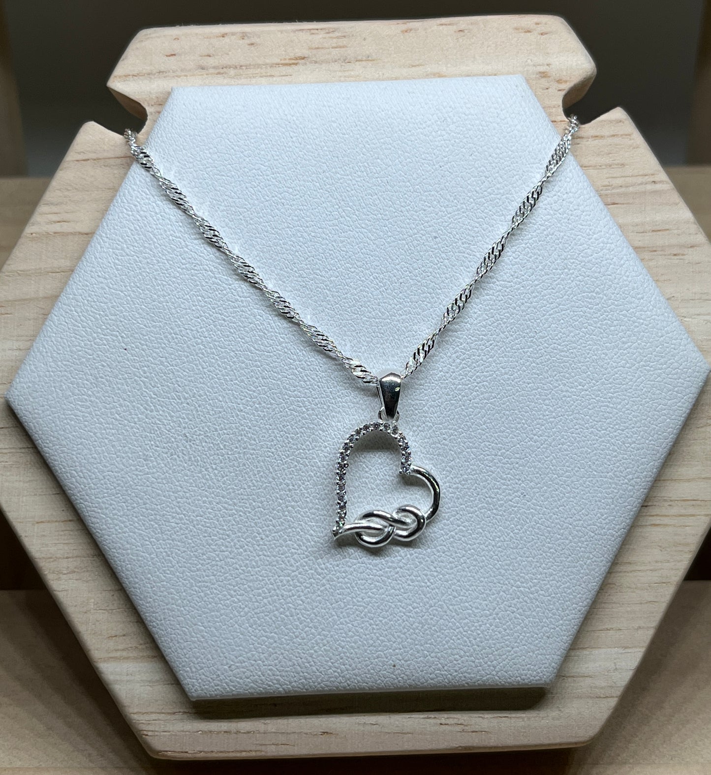 Heart Knot Necklace