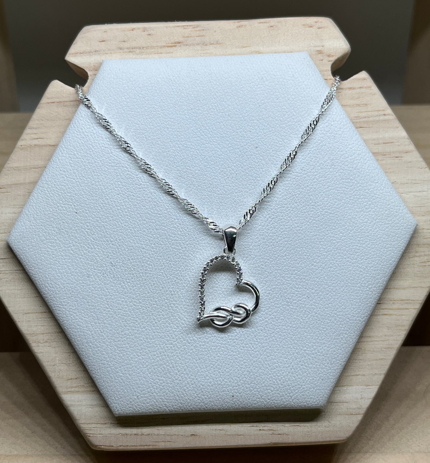 Heart Knot Necklace