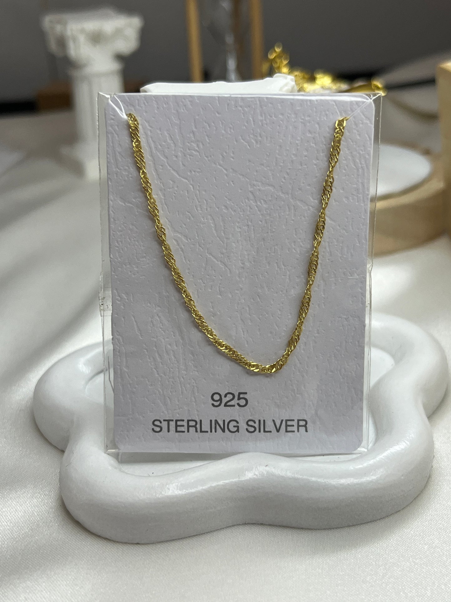 Singapore chain - Gold plated
