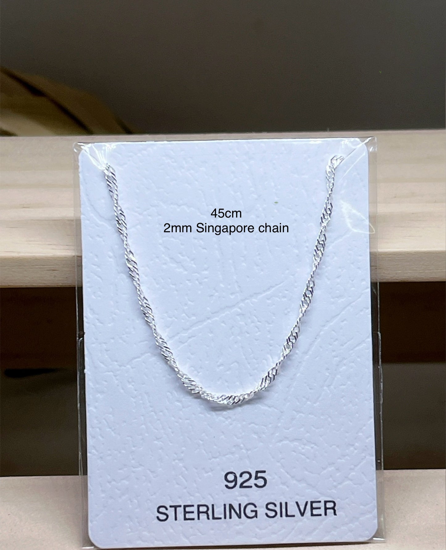 Singapore chains - Various Lengths