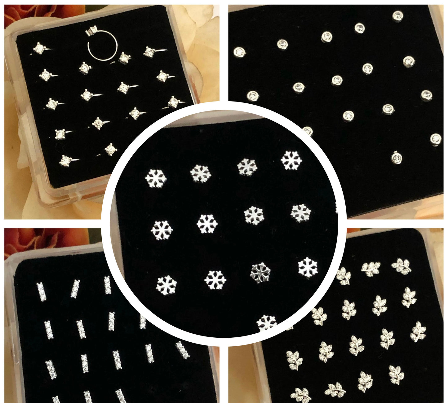Nose pins - Various Designs