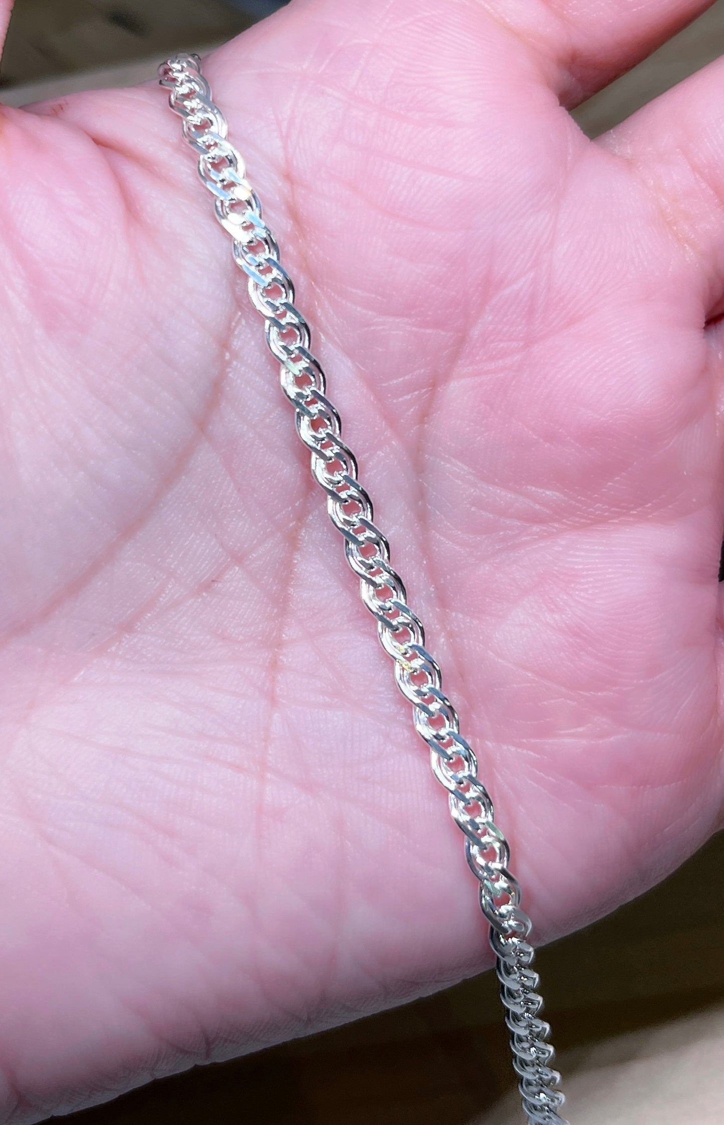 Double curb bracelet