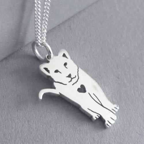Lion Cub pendant on chain - Handmade - By order only