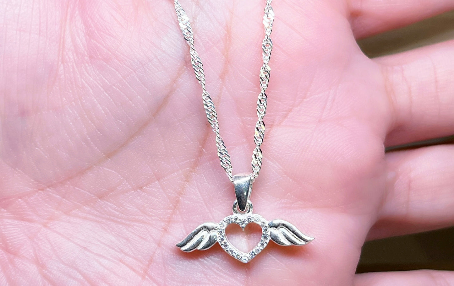 Heart Wing Necklace