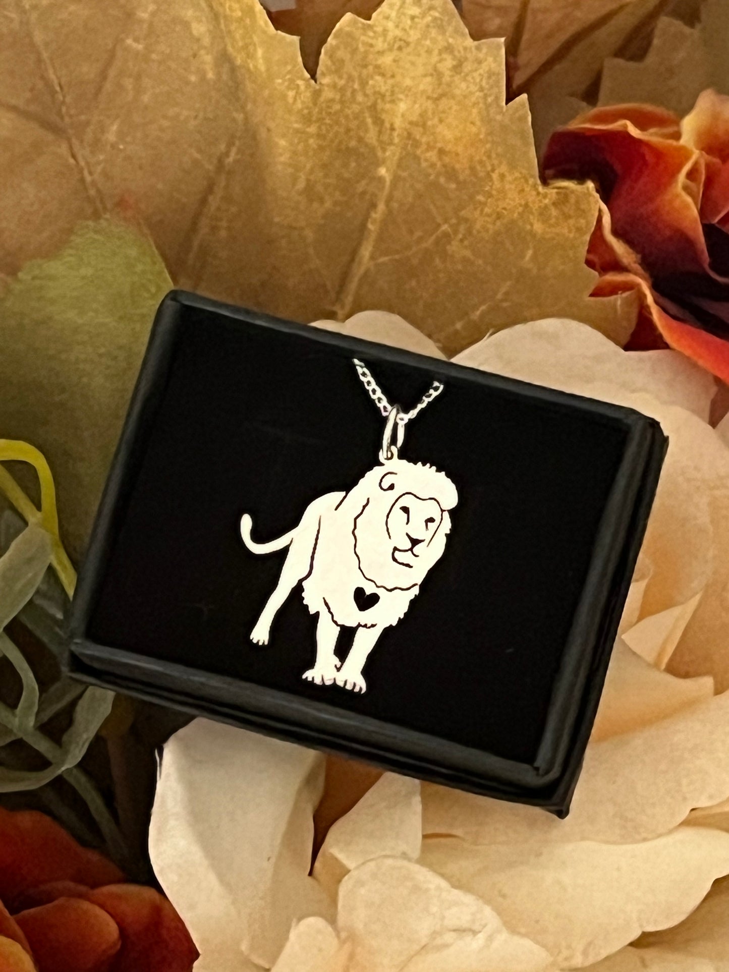 Lion Necklace (1 in stock) - Handmade