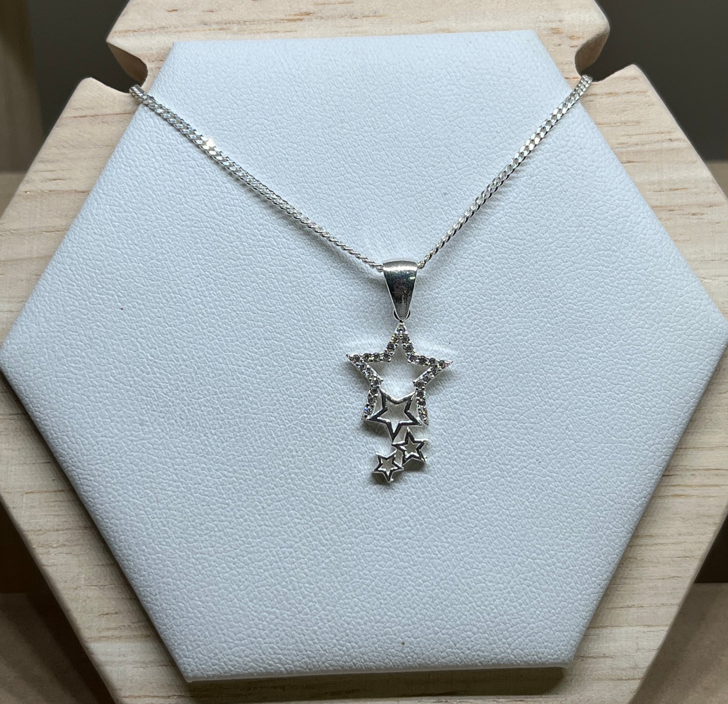 Triple Star necklace