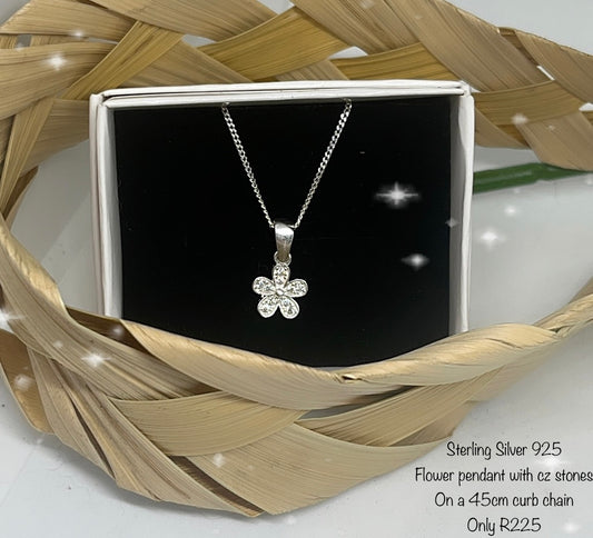 Flower necklace - 45cm