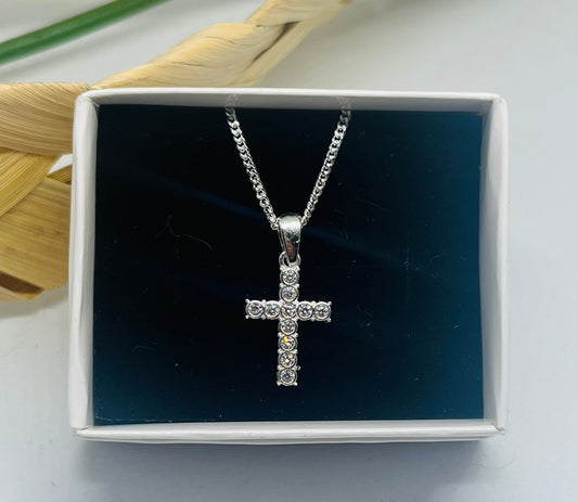 Cross CZ - 45cm Chain