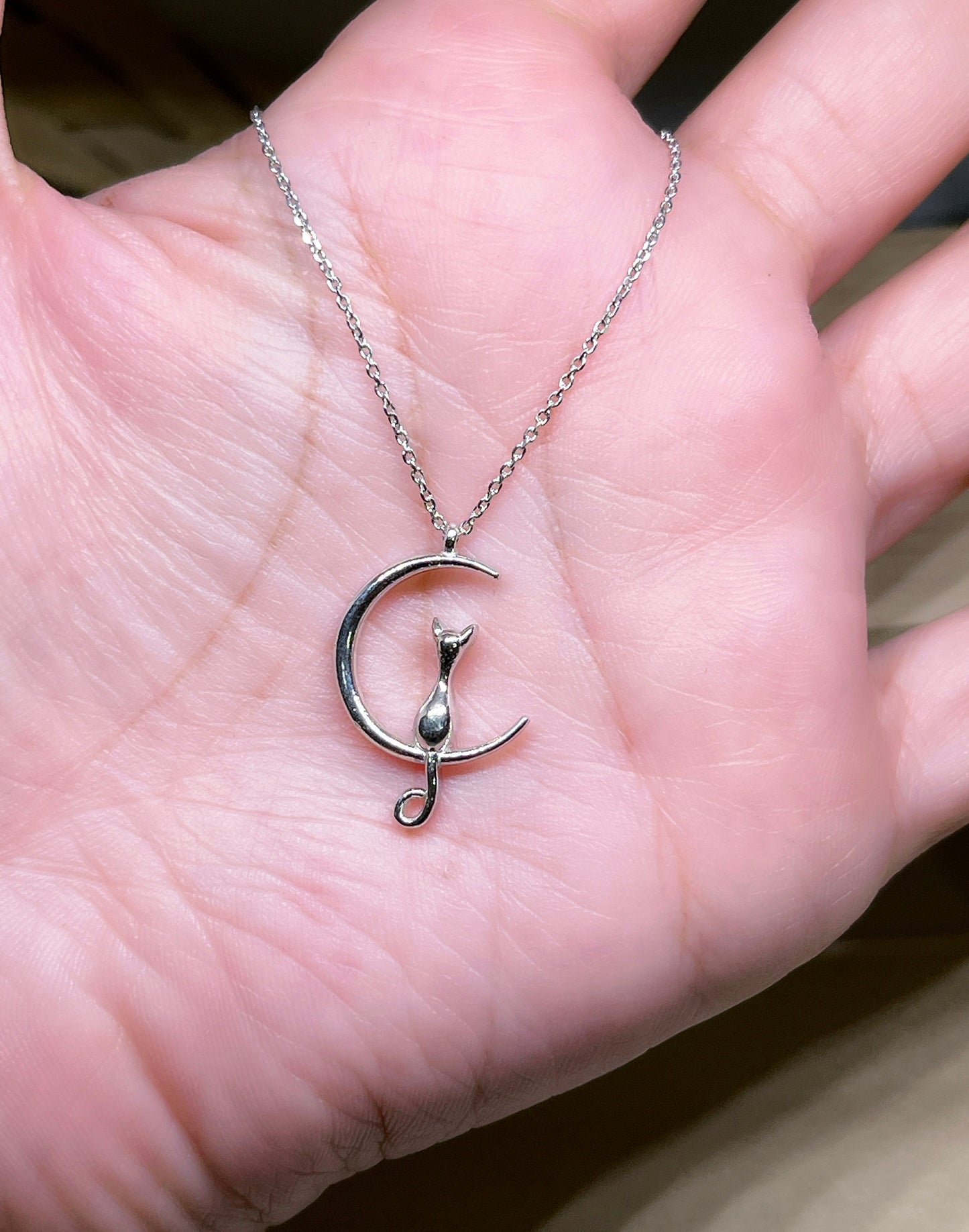 Moon Cat necklace