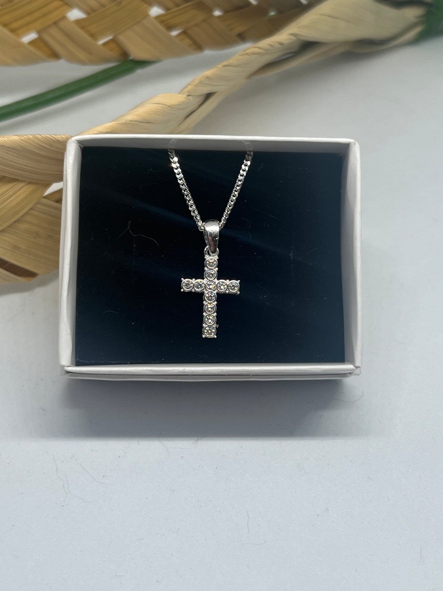 Cross CZ - 45cm Chain
