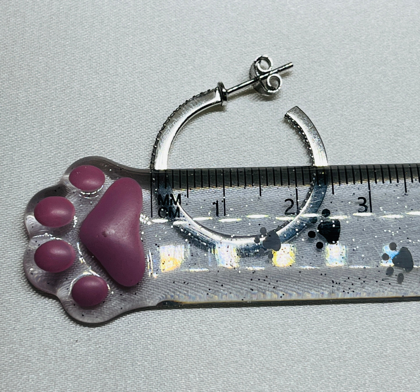 Large Hoop earrings - 2.5cm