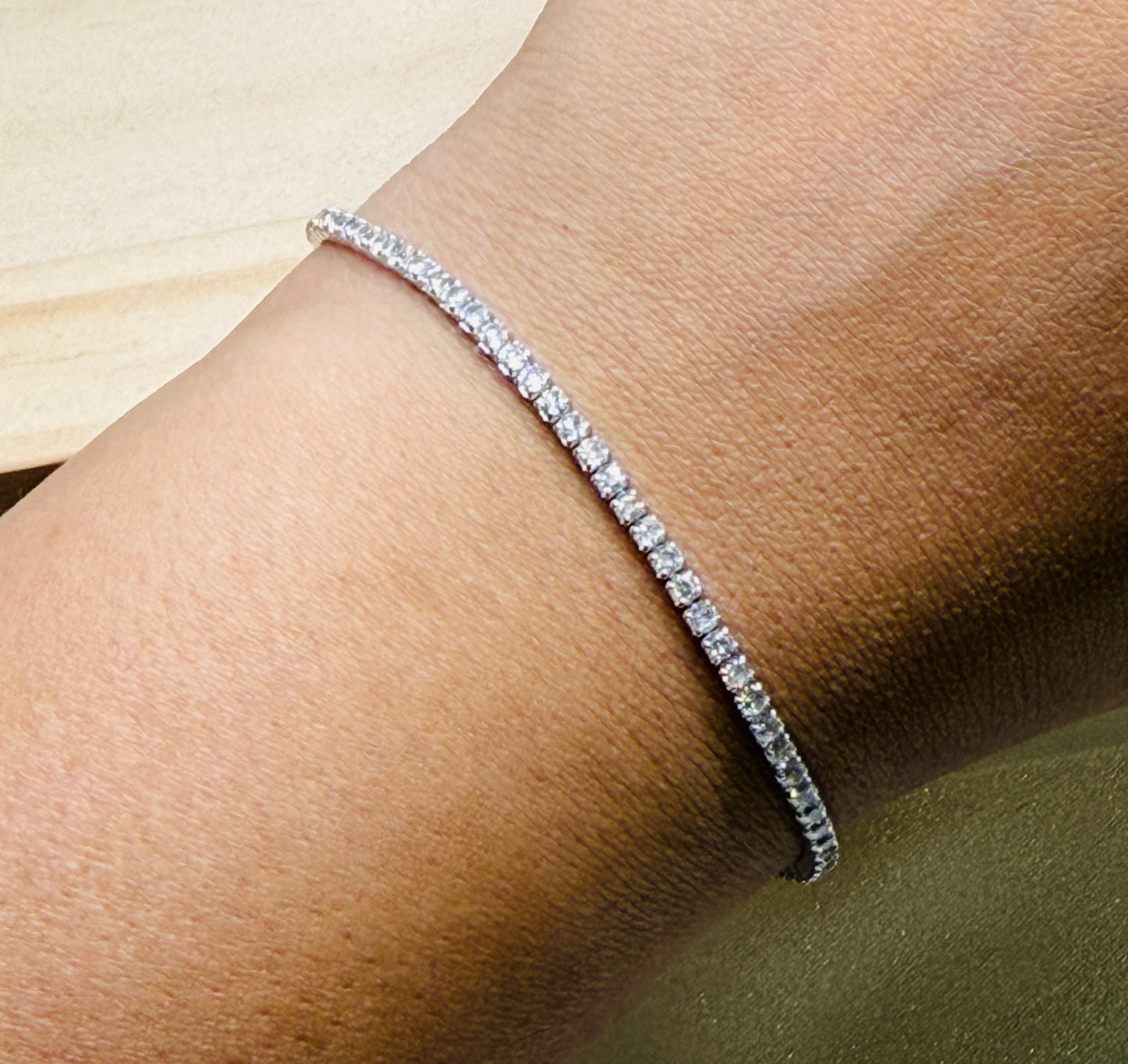 Tennis Bracelet - 4claw - 2.5mm