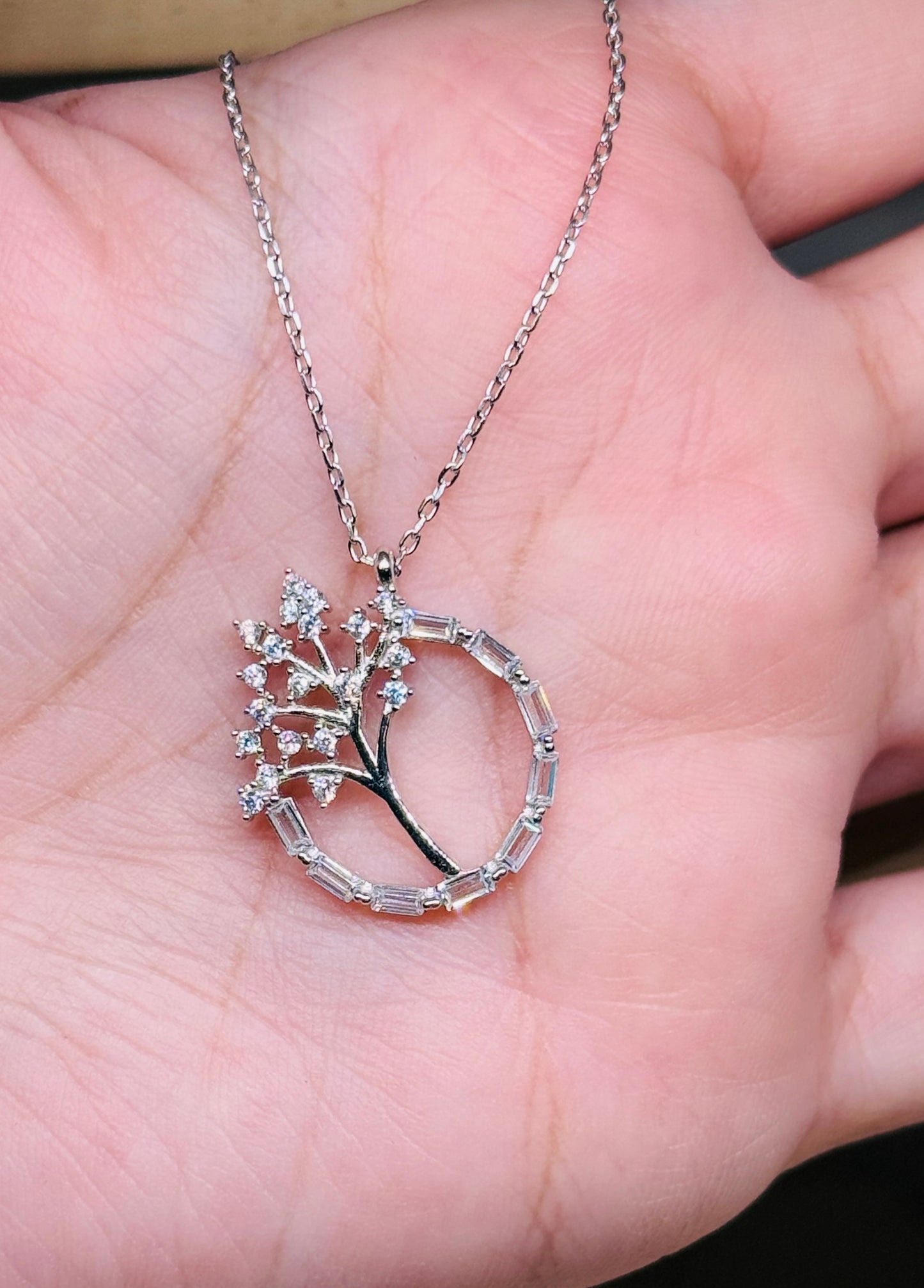 Tree and Circle of life necklace