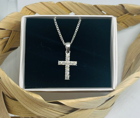 Cross CZ - 45cm Chain