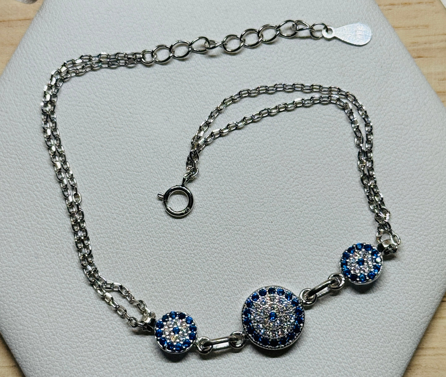 Stunning evil eye bracelet