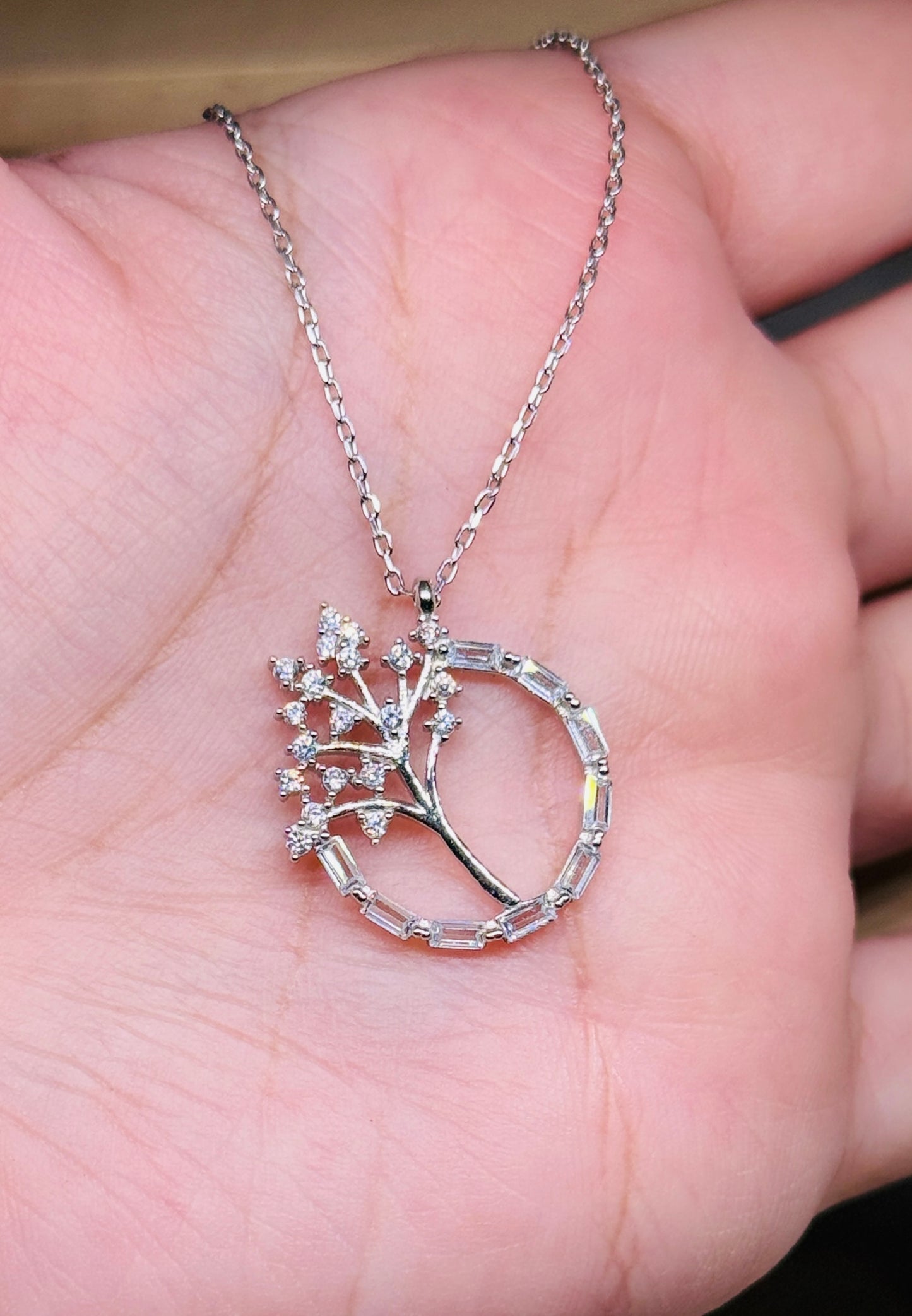 Tree and Circle of life necklace