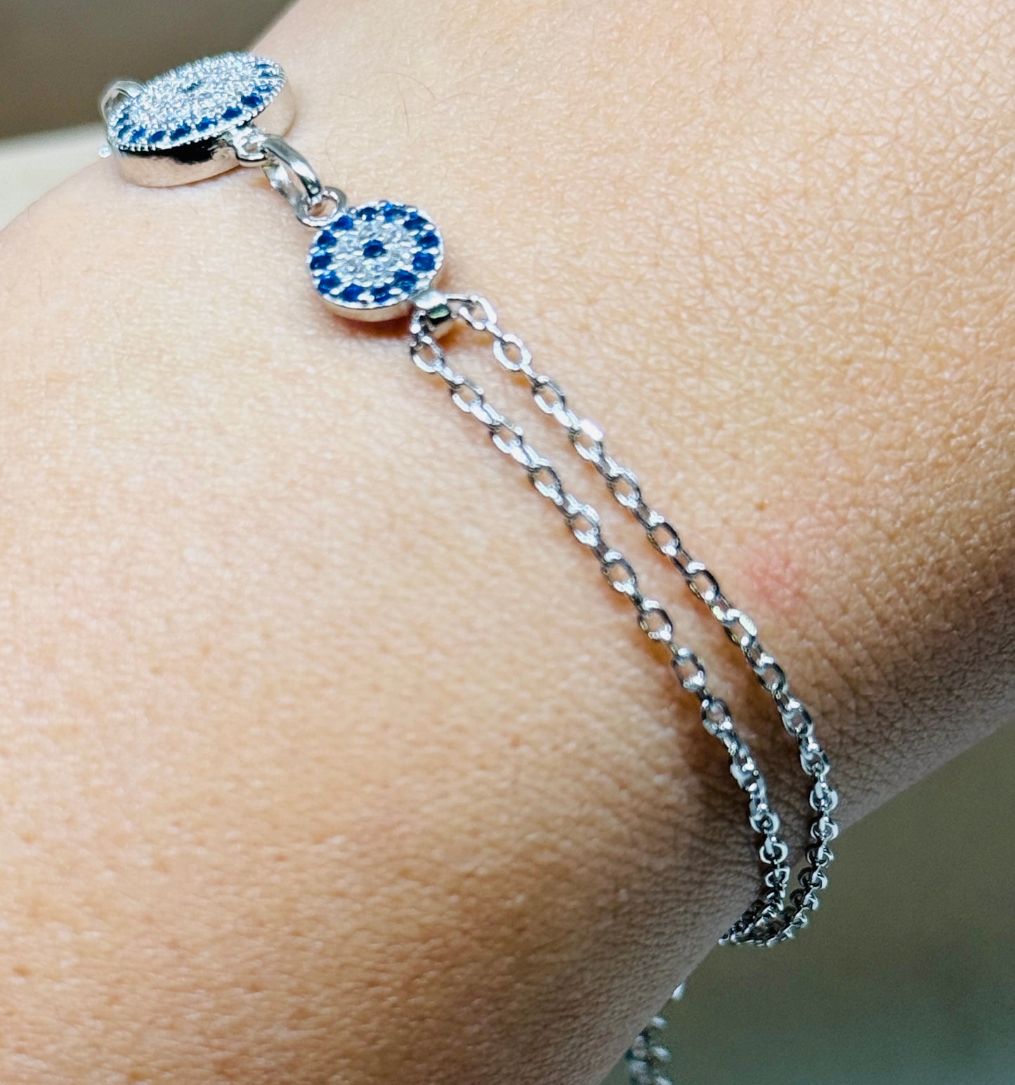 Stunning evil eye bracelet