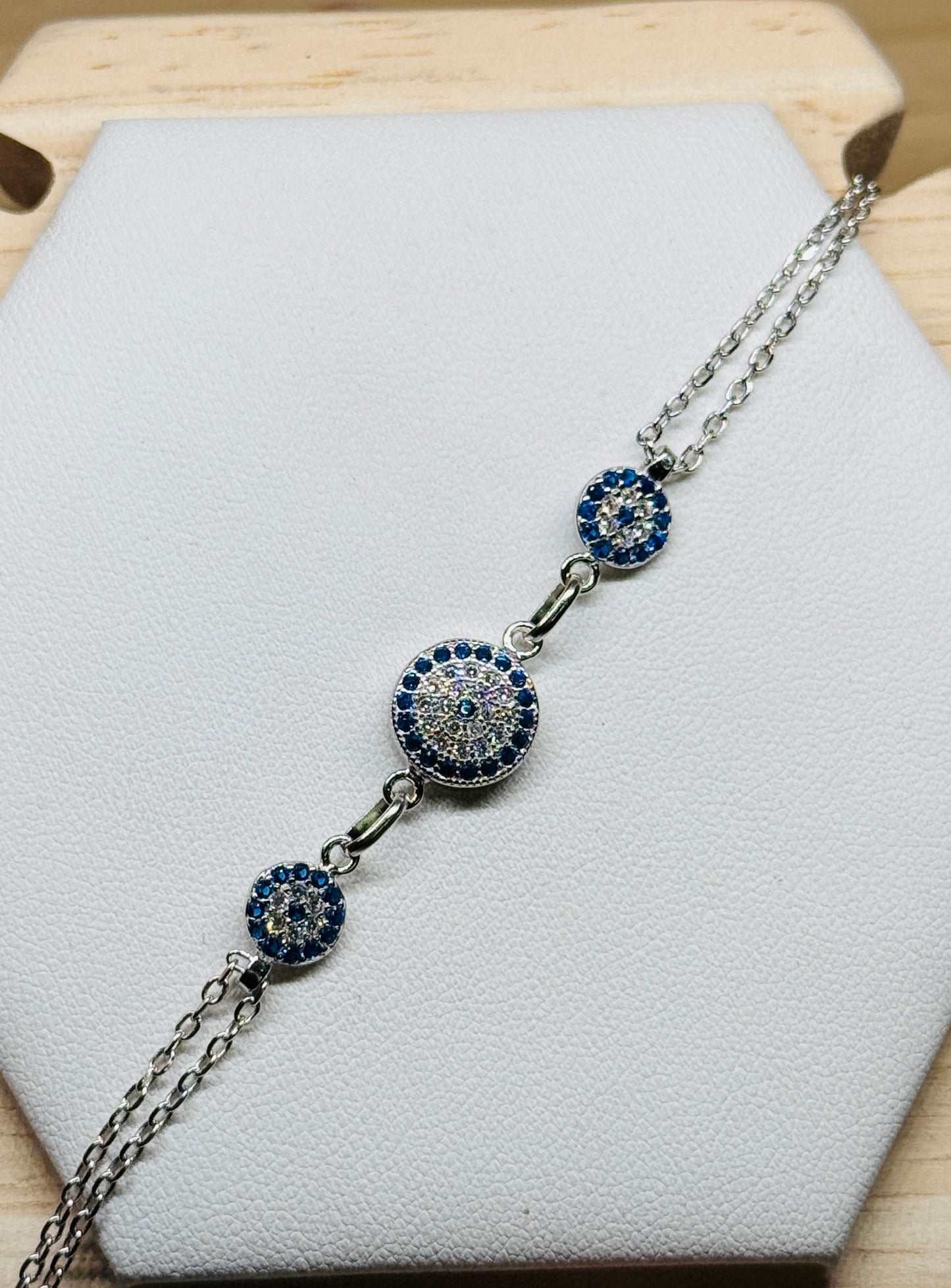 Stunning evil eye bracelet