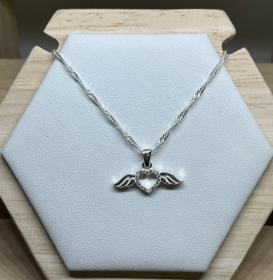 Heart Wing Necklace