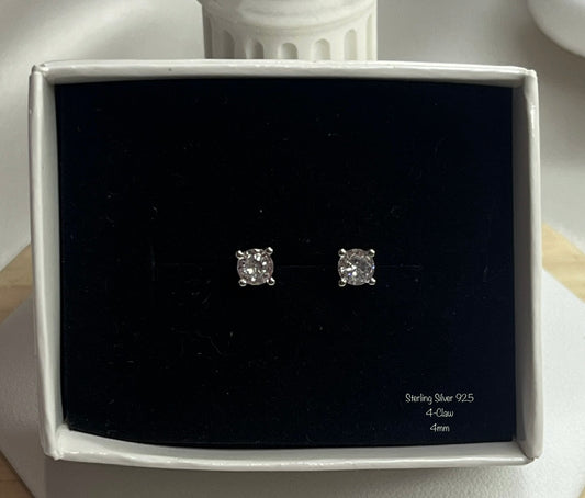 Classic 4-Claw cz studs