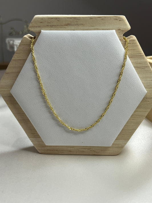 Singapore chain - Gold plated