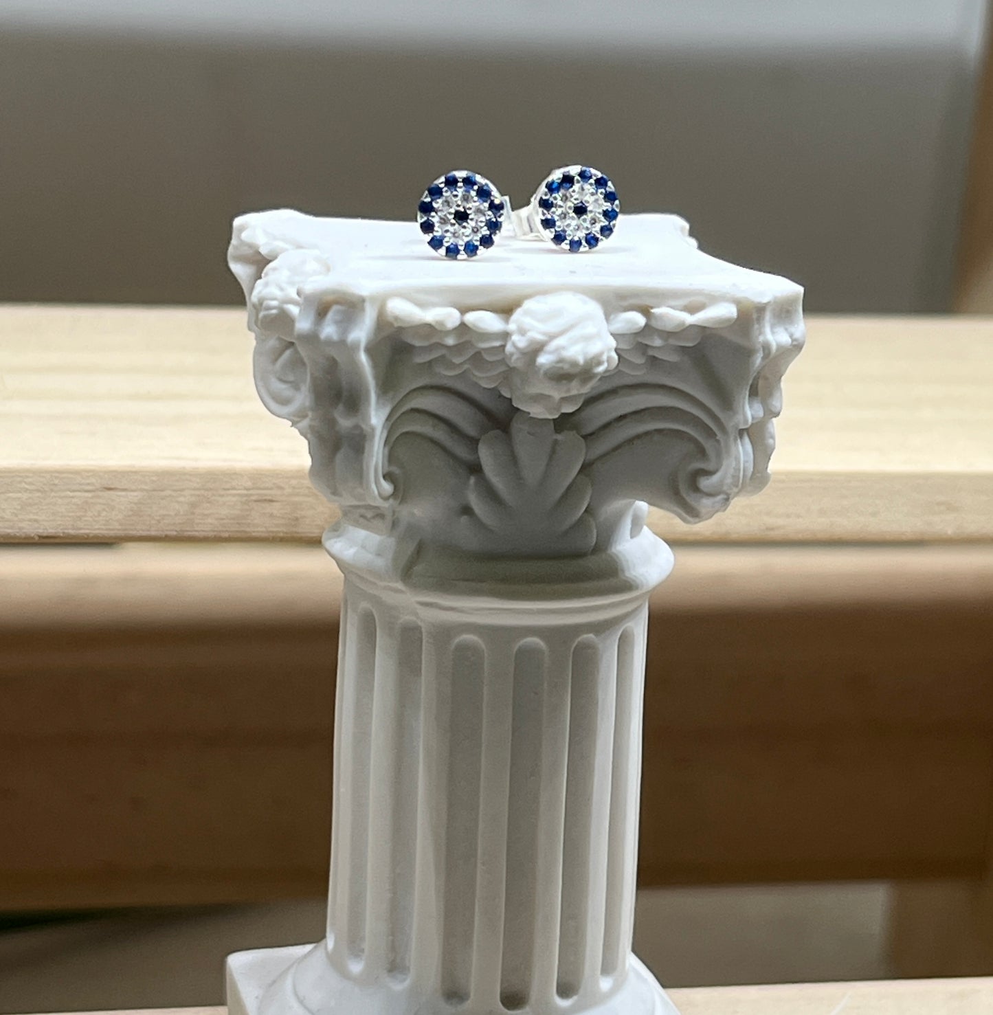 Evil eye studs
