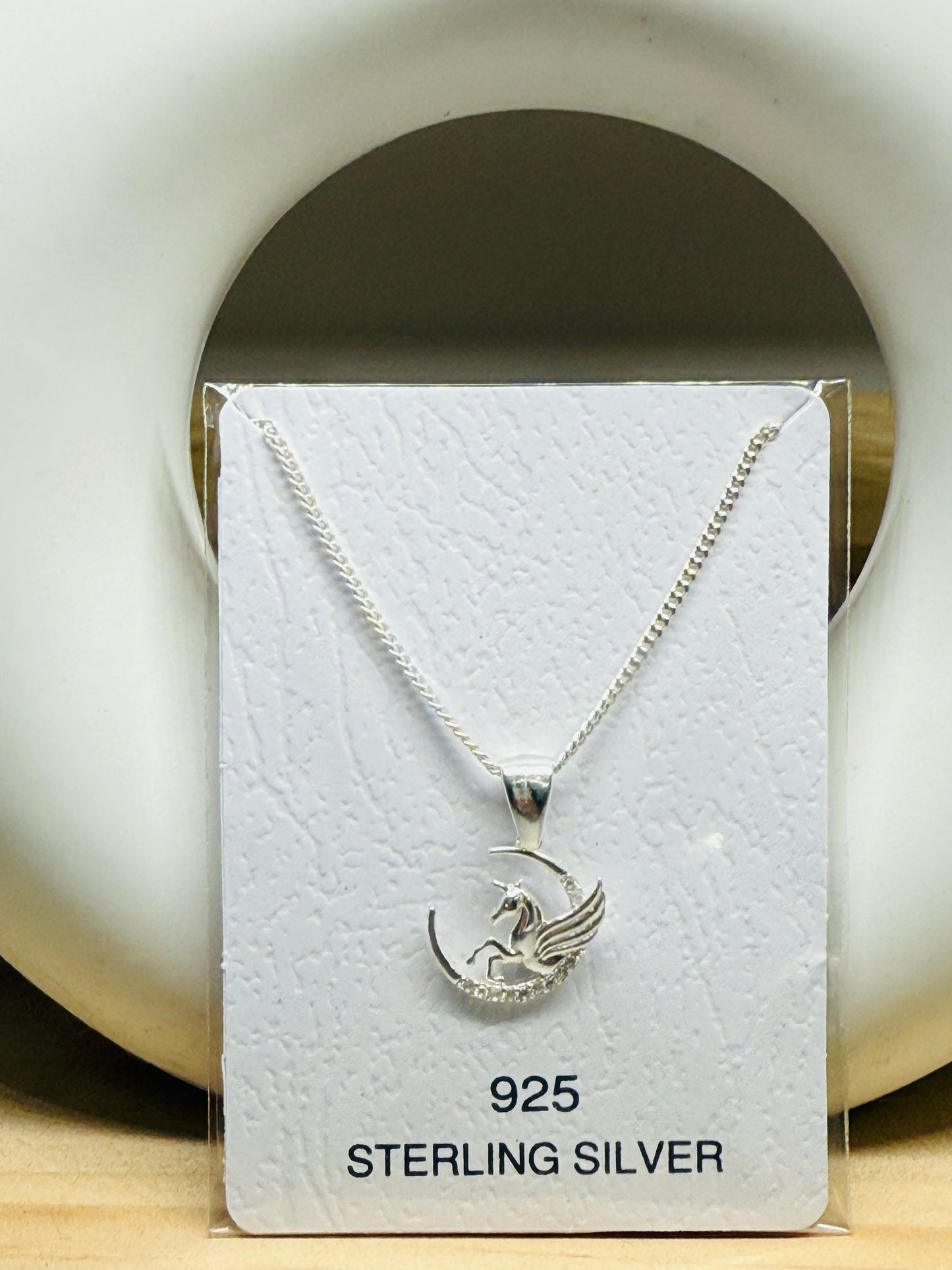 Unicorn moon necklace