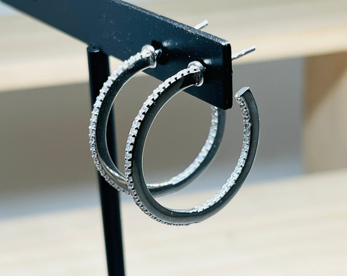 Large Hoop earrings - 2.5cm