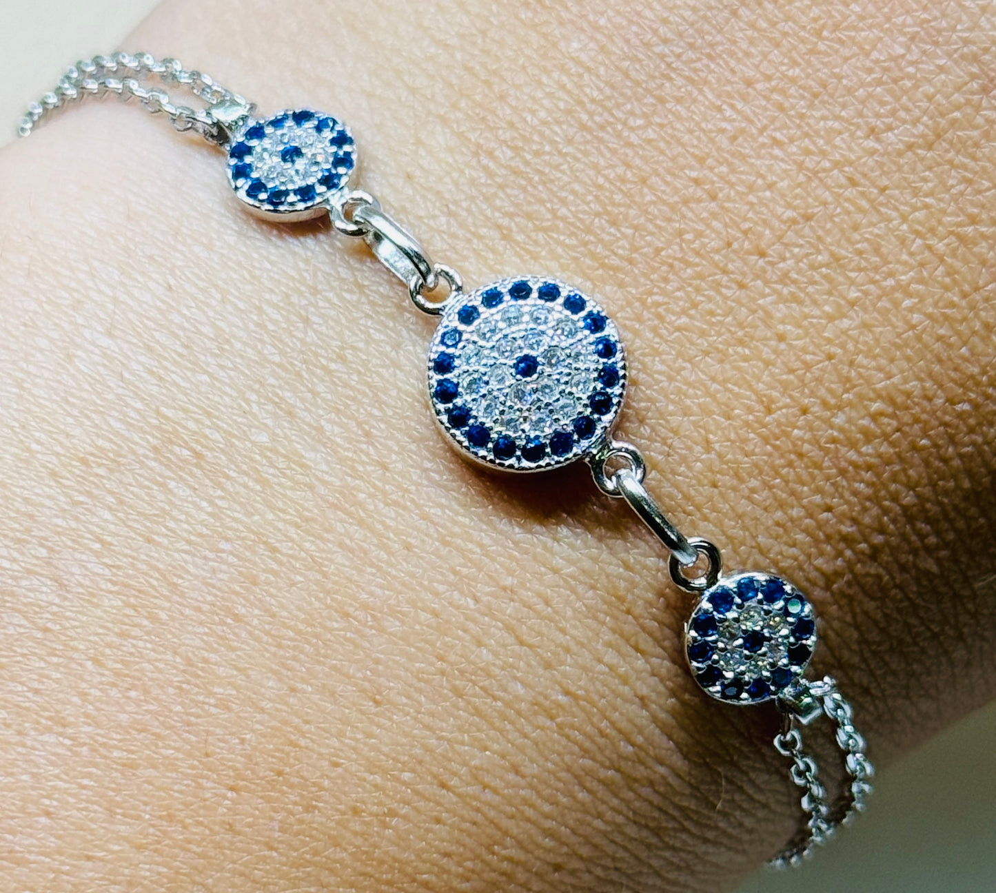 Stunning evil eye bracelet