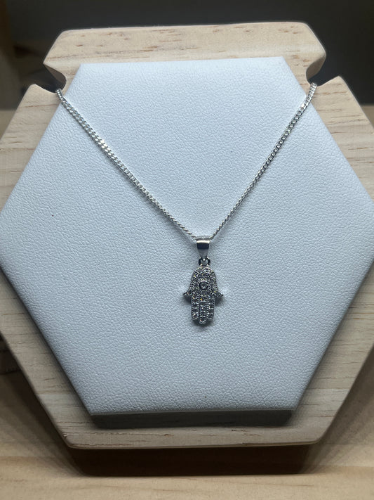 Hamsa Hand Necklace