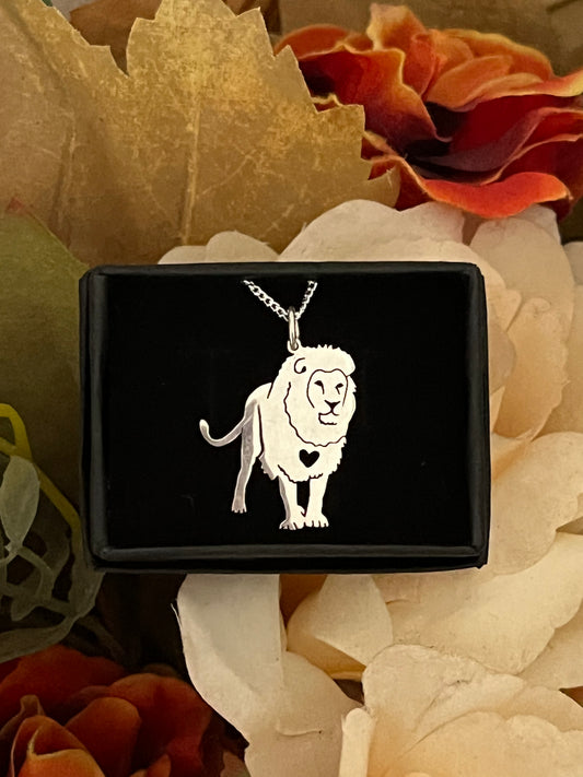 Lion Necklace (1 in stock) - Handmade